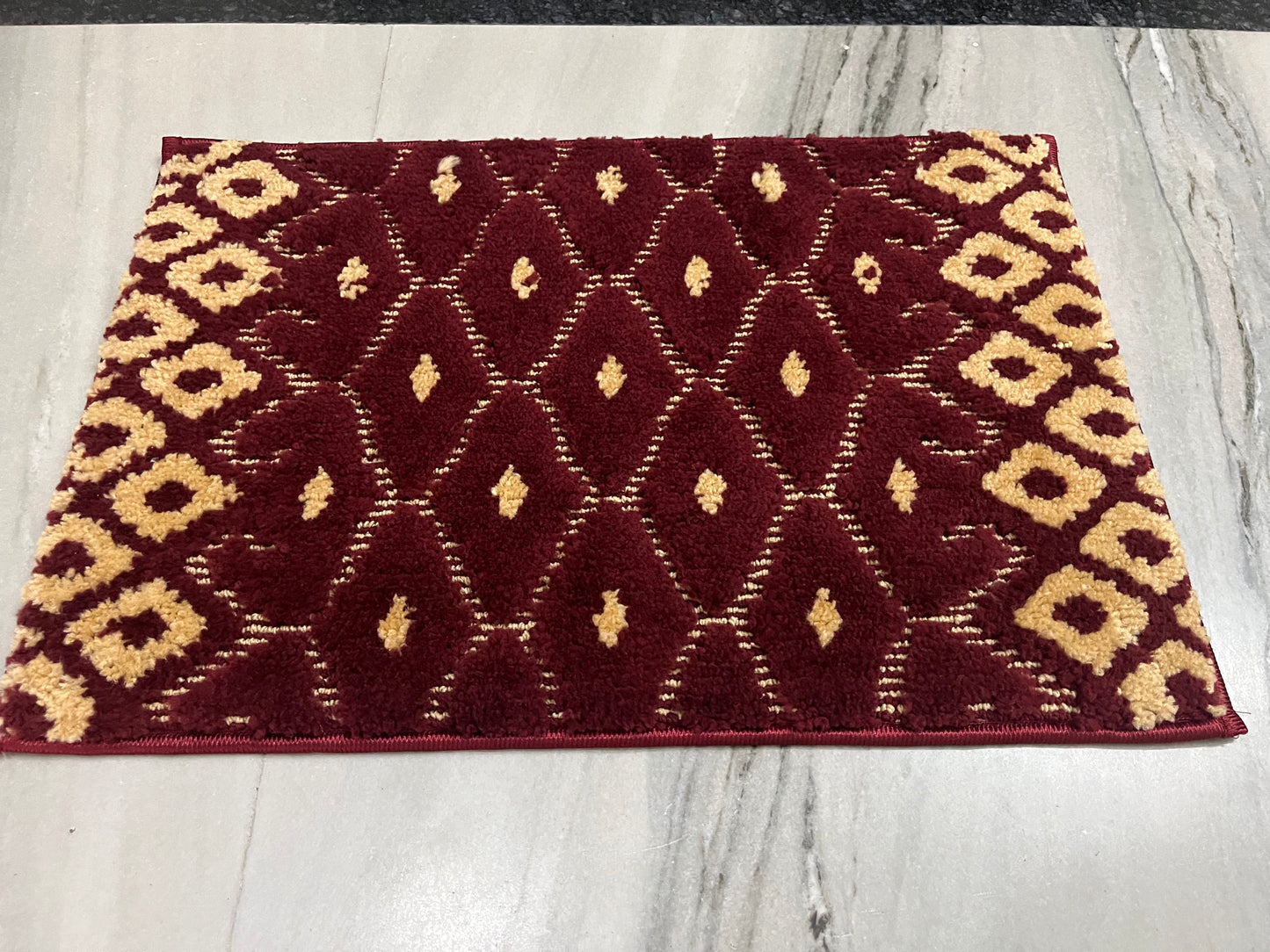 Premium Patterned Microfiber Bath Mat