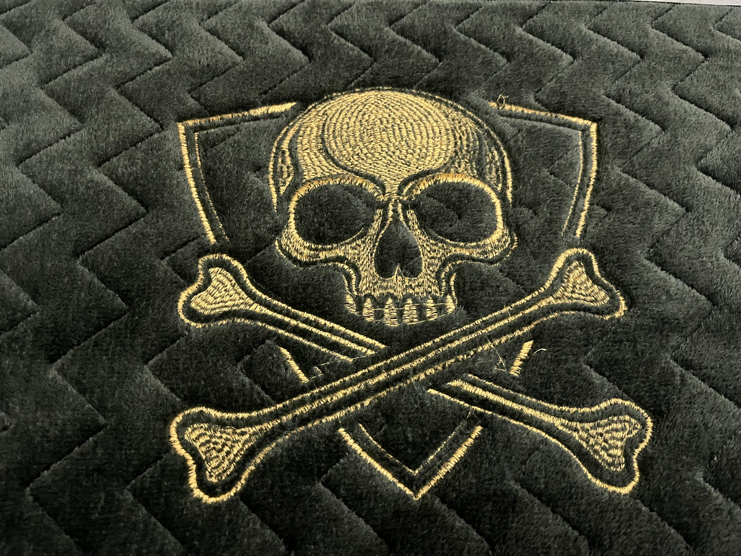 Premium Skull Velvet Door Mat – Ultra Soft Anti-Skid Designer Rug