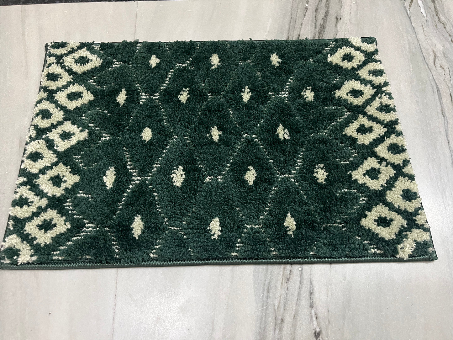 Premium Patterned Microfiber Bath Mat